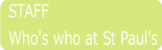 Staff Whos who